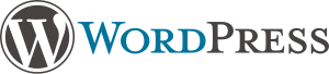 The logo of the blogging software WordPress.