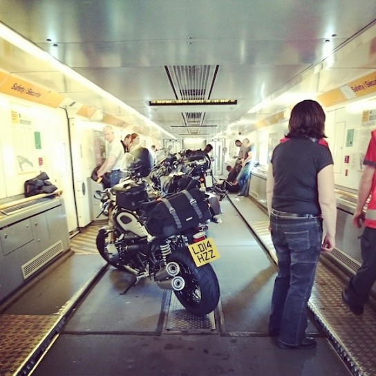 Bikes in the tunnel